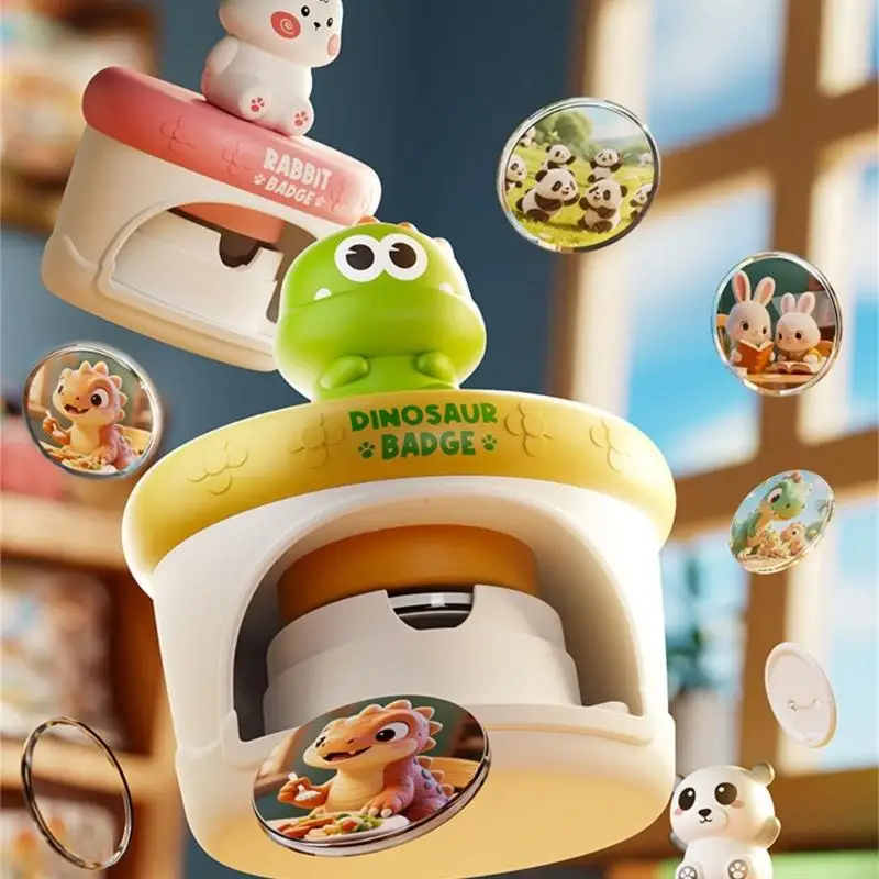クリエイティブバッジメーカークラフトプロジェクトバッジマシンおもちゃ家族絆のための初期の教育クラフトプロジェクトアクティビティ