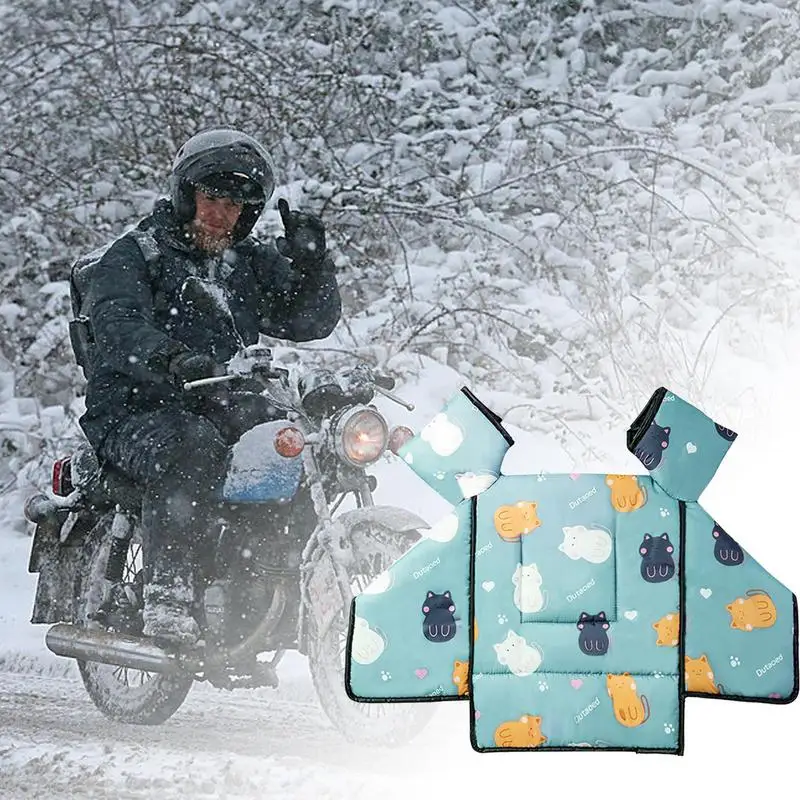 Waterproof Motorcycle Warm Aprons Motorcycle Windproof Scooter Cover Motorcycle Windshield Quilt And Side Protection For