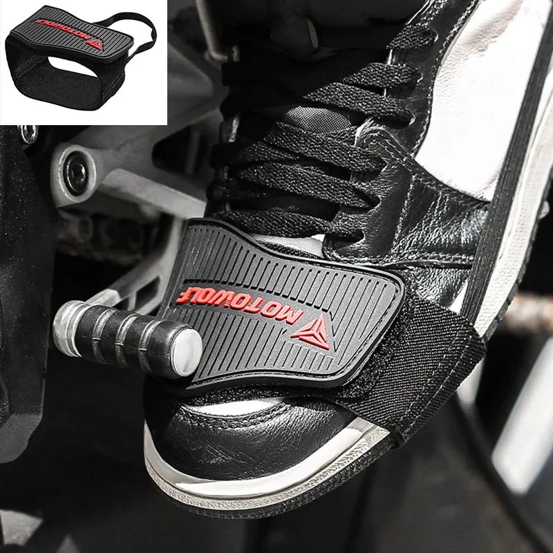 Rubber Motorcycle Shoes Protective Gear Shift Pad Moto Anti-skid Gear Shifter Lightweight Boot Cover Shifter Guards Protector