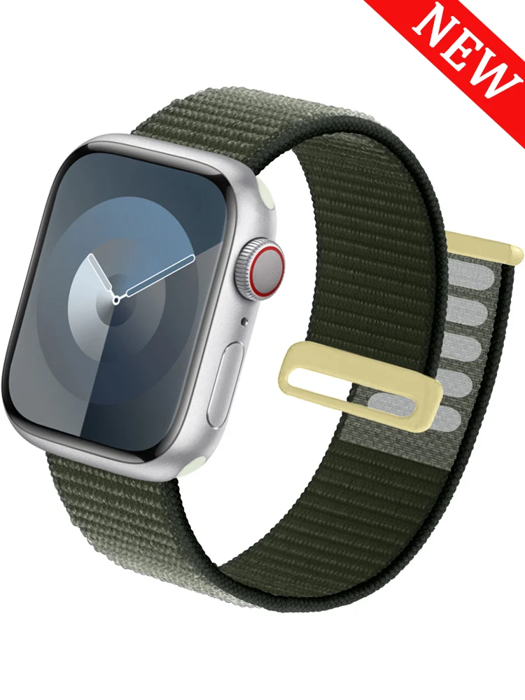 Apple Watch用スポーツストラップ,iwatchシリーズ5,8,se,7,6,5,ul2,44mm,40mmおよび49mm, 45mm 41mm、42mm、44mm