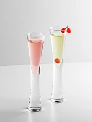 Creative Handmade Crystal Glass Champagne Glass Cup Goblet Pair Of Sparkling Wine Glasses Thin Waist Tulip Sparkling Wine Glass