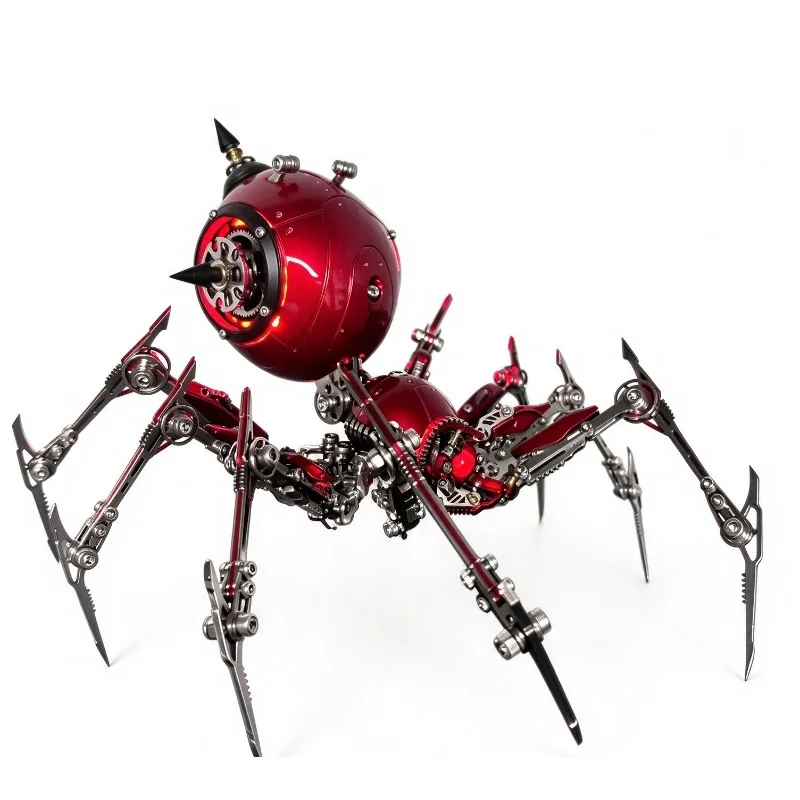 3D Metal Puzzle Spider Assembly Model Toy Decoration Mechanical Spider Challenge High Difficulty Assembly Model Special Gift