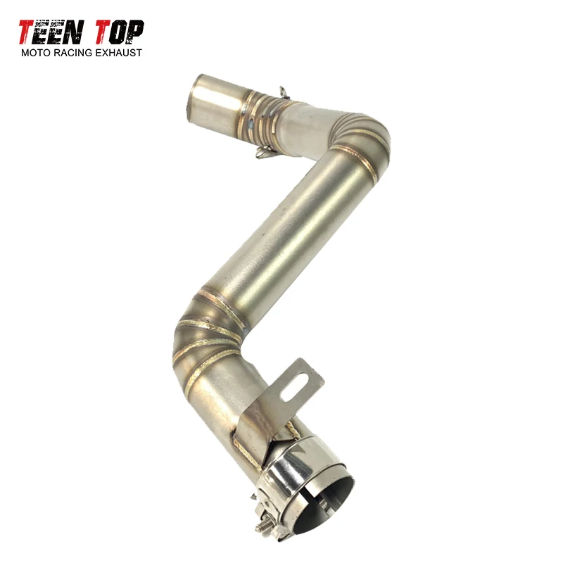 RC390 Decat Pipe For KTM Duke 125 200 Exhaust Middle Link Pipe Duke125 Motorbike Exhaust Mid Connect Tube Duke290 Escape Moto - view 4