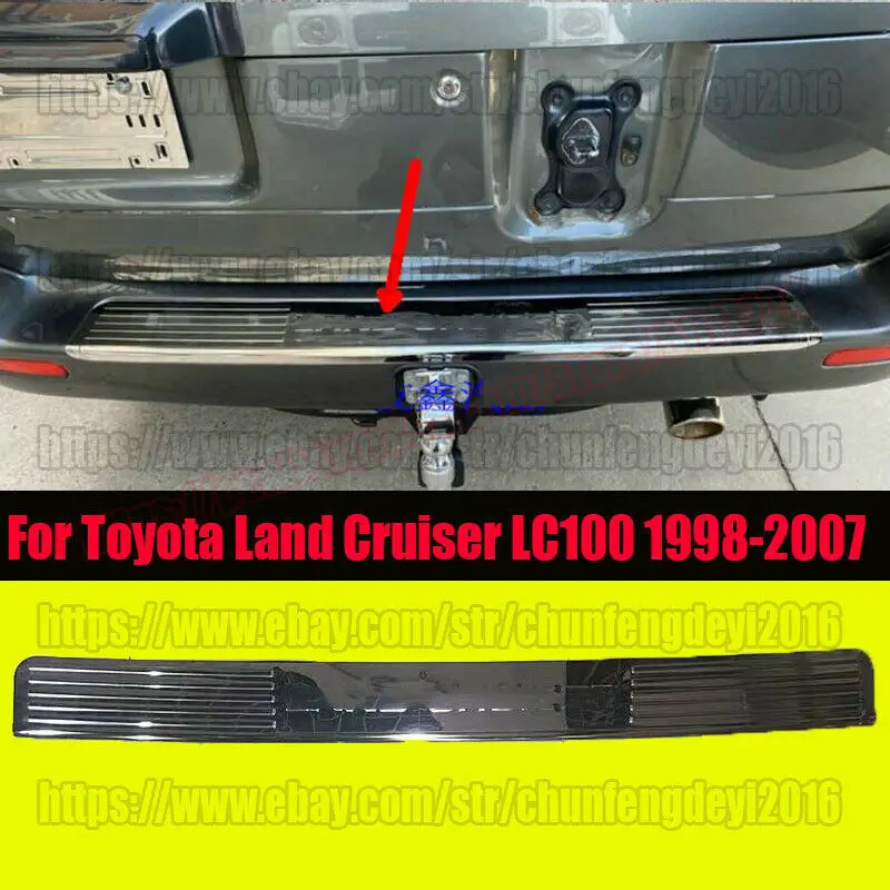 

Rear Bumper Protector Guard Trim Cover Sill For Toyota Land Cruiser LC100 1998-2007