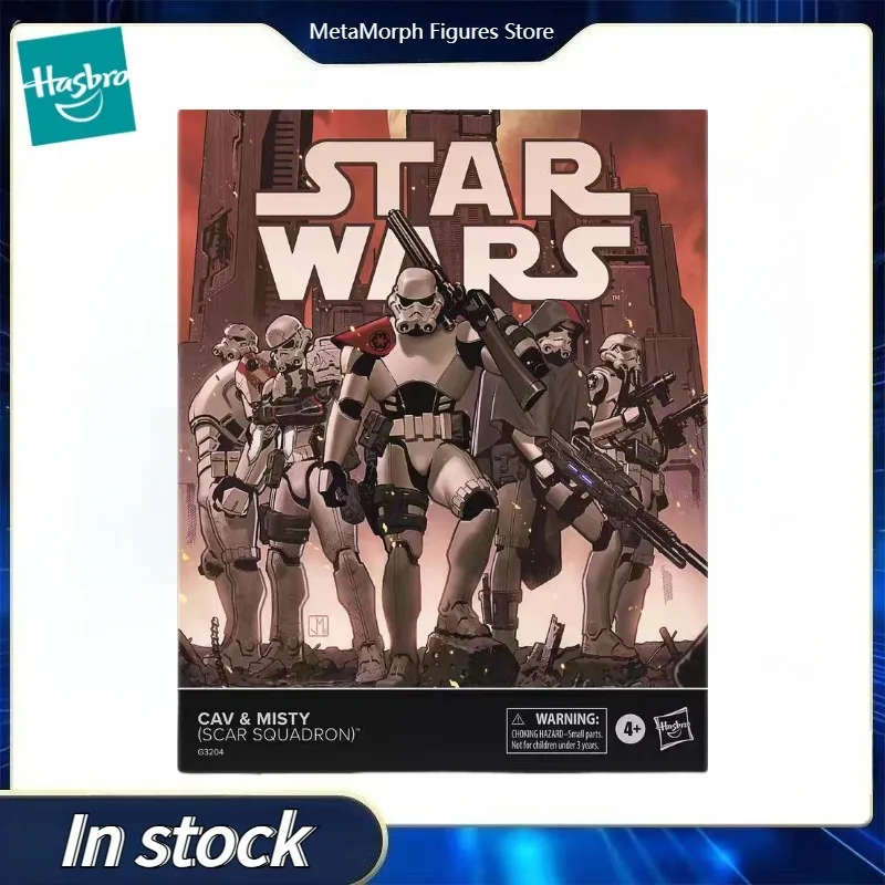 

Original Hasbro Star Wars The Black Series MISTY & CAV(SCAR SQUADRON Anime Figure Toys Model Ornaments