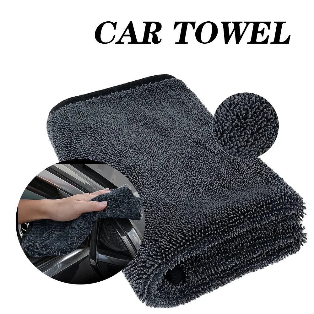 Home and Bathroom Use 3pc Ultra-Absorbent Microfiber Cleaning Cloth - Soft Durable & Quick-Dry Towel for Cars