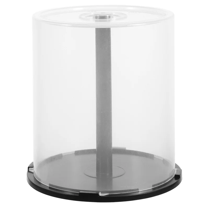 CD Storage Bin Clear Dvd Cases Bucket Cd/dvd Holders Empty Bracket Container Organizer
