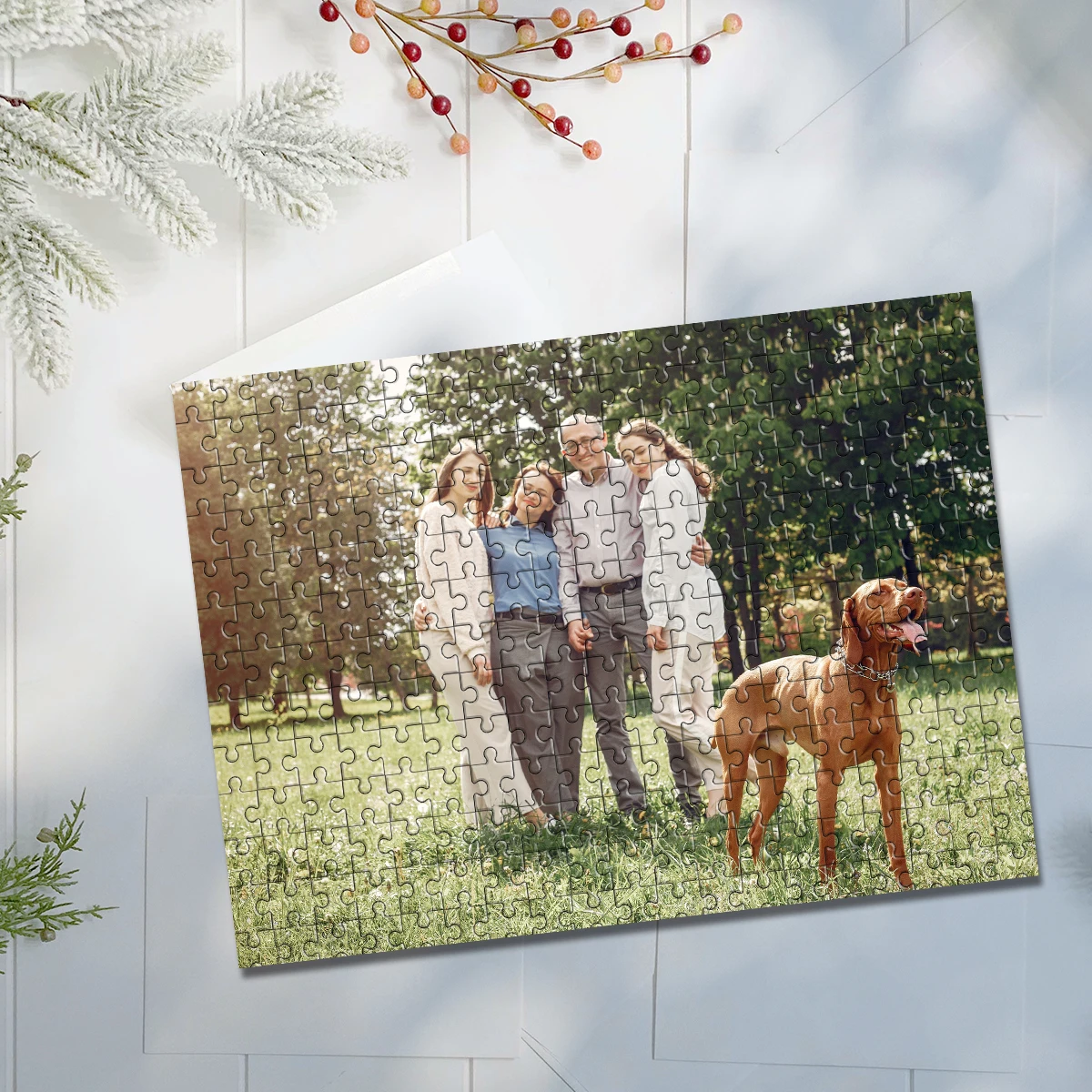 35/300/500/1082 Uds. Rompecabezas de fotos personalizado foto familiar familia amigos niños para cumpleaños para bodas