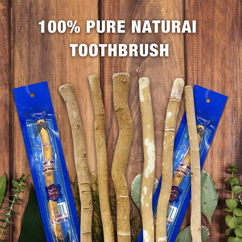

Organic Miswak Toothbrush Traditional Toothbrush Stick Wooden Twig Toothbrush Handmade Natural Toothbrush Gentle For Gums Gift