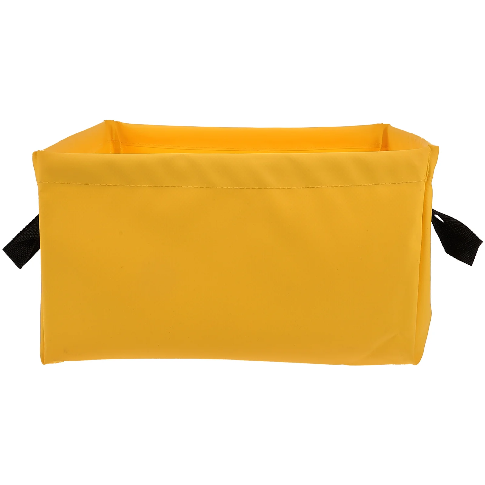

1Pcs Folding Fishing Bucket Portable Multifunction Outdoor Water Container Square Bucket Camping Travel Light Yellow