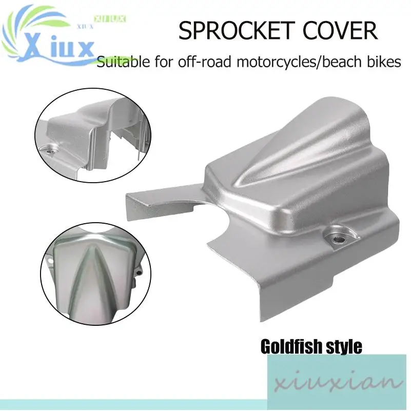 Off road motorcycle accessories 110CC-125CC engine small side cover left rear cover small chain aluminum cover chain cover