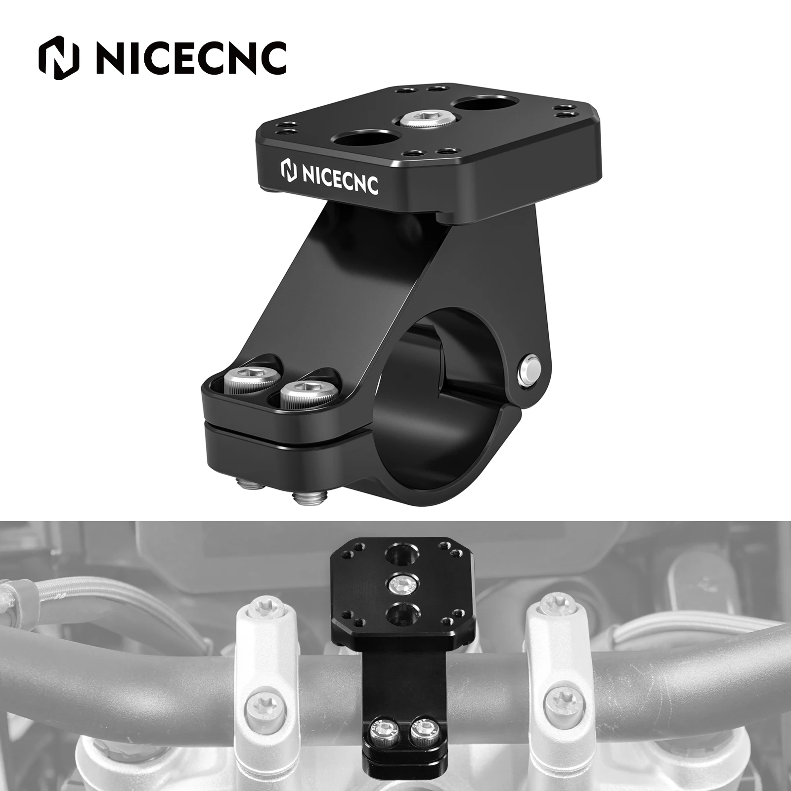 

Motorcycle Handlebar Clamp GPS Mounting Bracket For BMW R 1250 GS R1250GS Adventure 2019-2023 R1200GS GSA 2013-2018 R1300GS/ADV