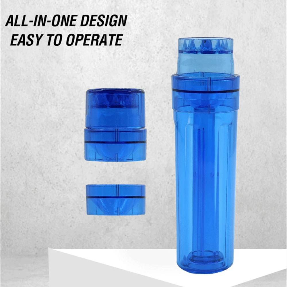 Pre-Rolled Cones Plastic Spice Herb Grinder Flower Tower Loader Portable