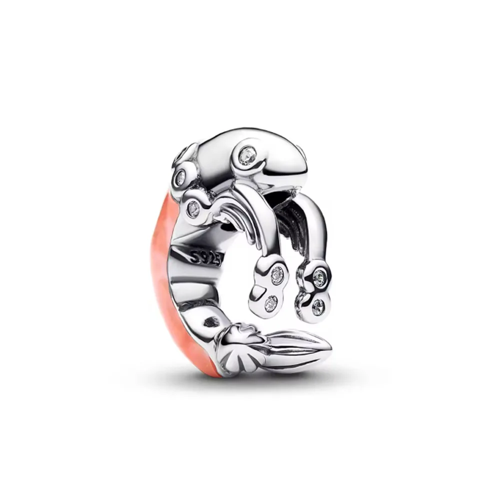 925 Silver Octopus Beads seahorse crab Charms Dolphin starfish Pendant Fit Original Bracelet Women DIY Accessories Jewelry Gifts