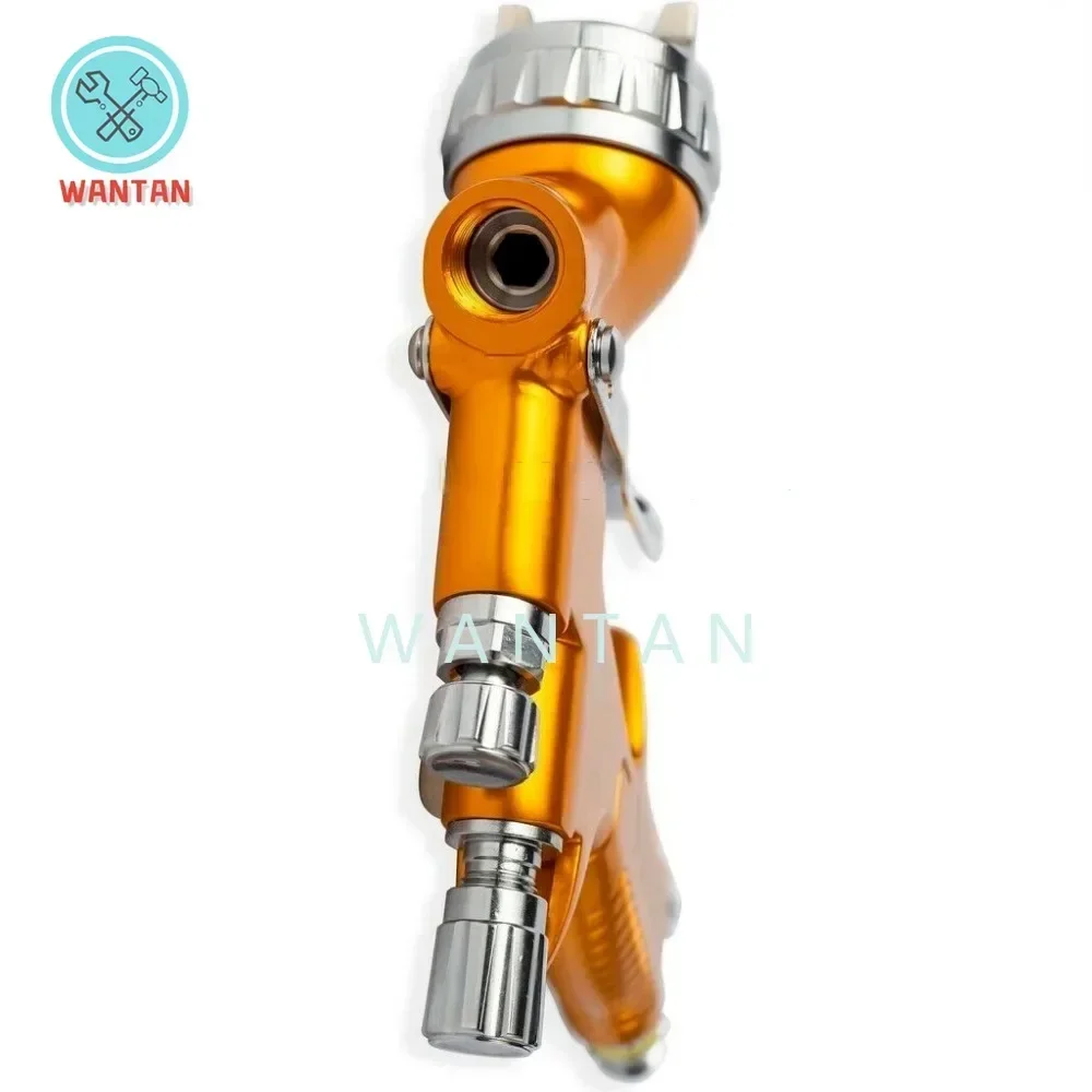 Car Spray Gun Golden Carving Spray Gun TE20/T110 1.3/1.8mm Nozzle HVLP PRO Car Paint Tool Pistol for Varnishes and Primers