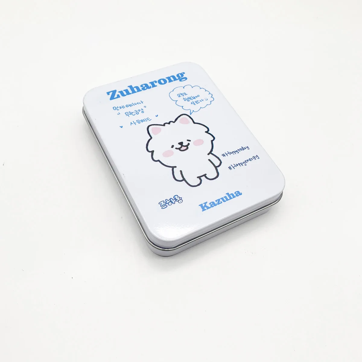 만화 동물 크리에이티브 틴 박스 11.5*8.5*2.2cm 보관함 아이돌 카드 보관함 보관함 사쿠라 김채원 후 희윤진 카즈하 홍은채 Kpop