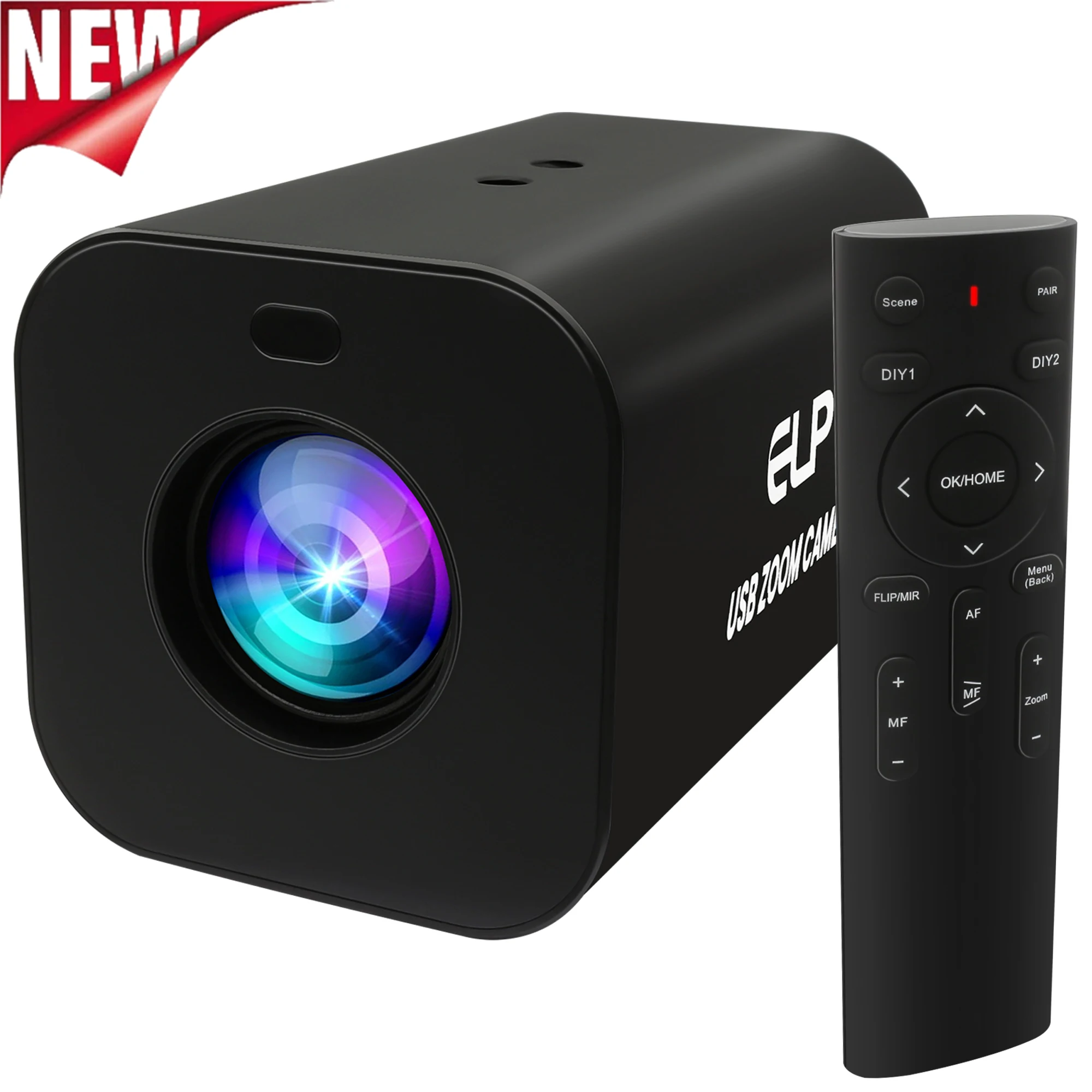 12X Zoom AF USB Camera 4K 30fps 1080P 60fps HDMI Mini USB Camera Infrared Remote Control PC Camera H.265