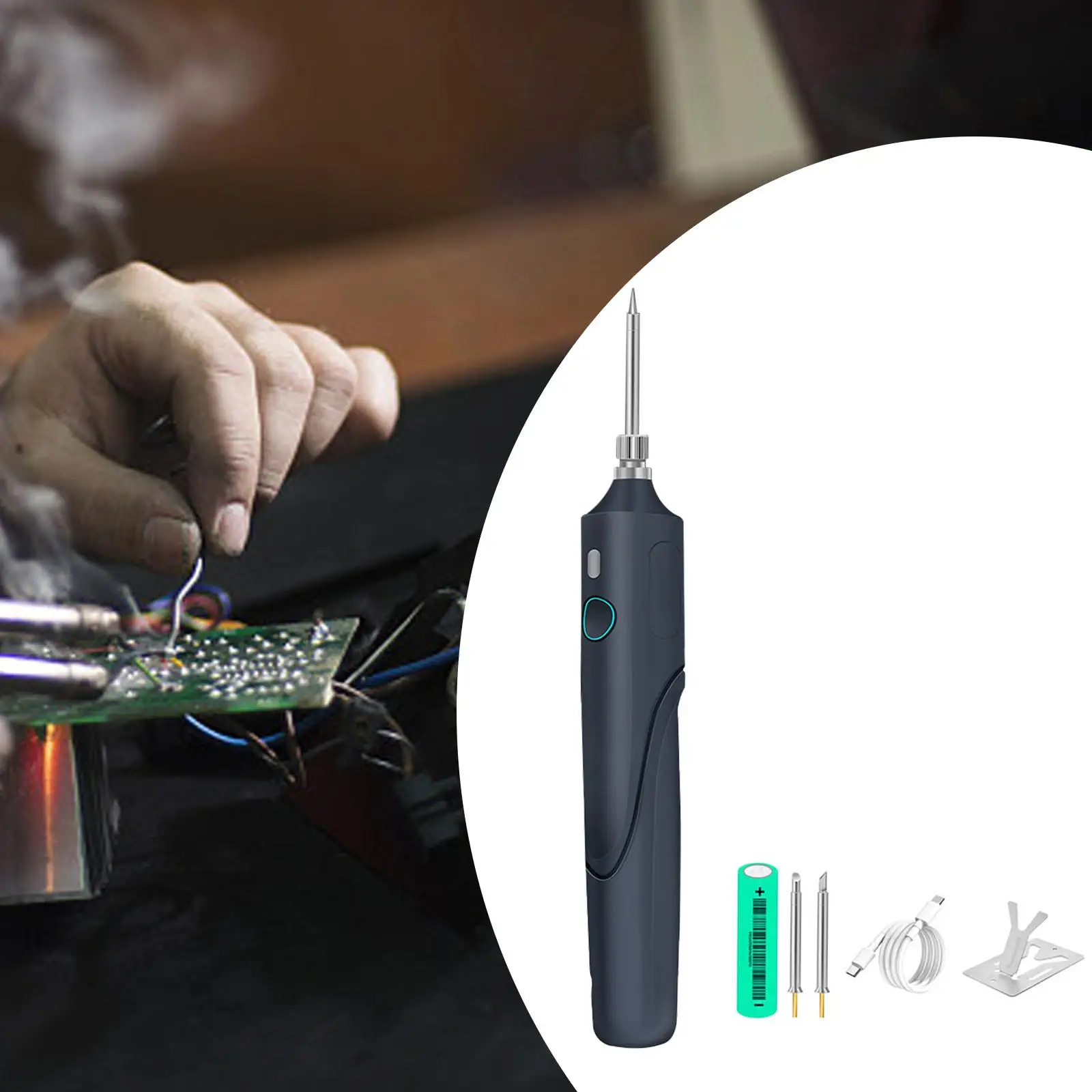 Cordless Soldering Iron Kit for Home Appliance Repair Electronic Components