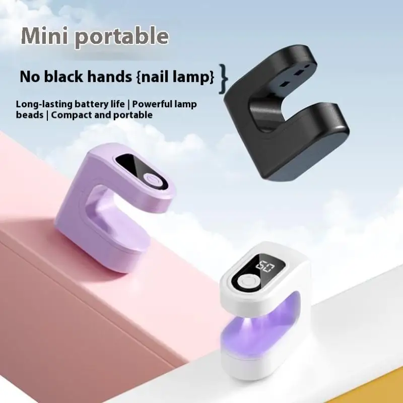 Mini Nail Dryer 30/60S Timing Fast Dryer Lamp UV LED USB Lamp Manicure Egg Design Machine Single Finger Nail Art Tool Gel Curing