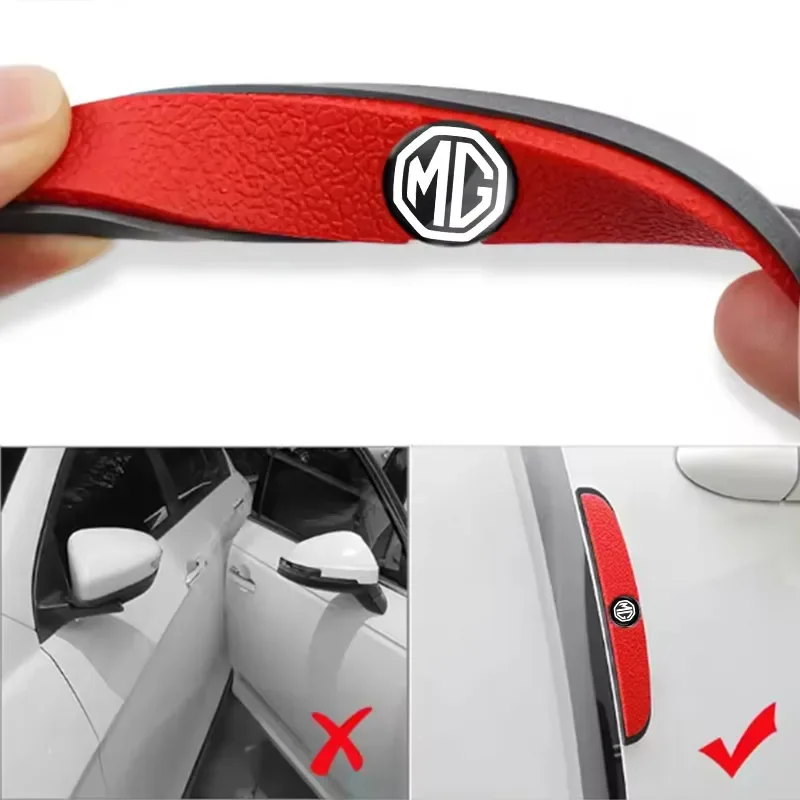 Car Door Edge Protector Set of 4 Scratch Resistant Trim Strips for Morris Garages MG HS ZS MG3 MG5 MG6 MG7 GS