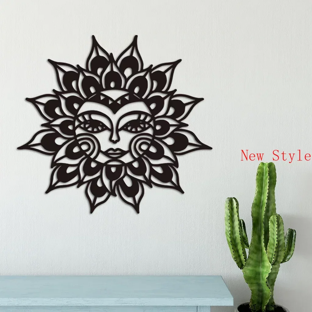 

Add A Touch of Sunshine To Your Home Unique Sun Face Wall Art Decor Home Livingroom Decor Metal Wall Hanging Iron Crafts Home D