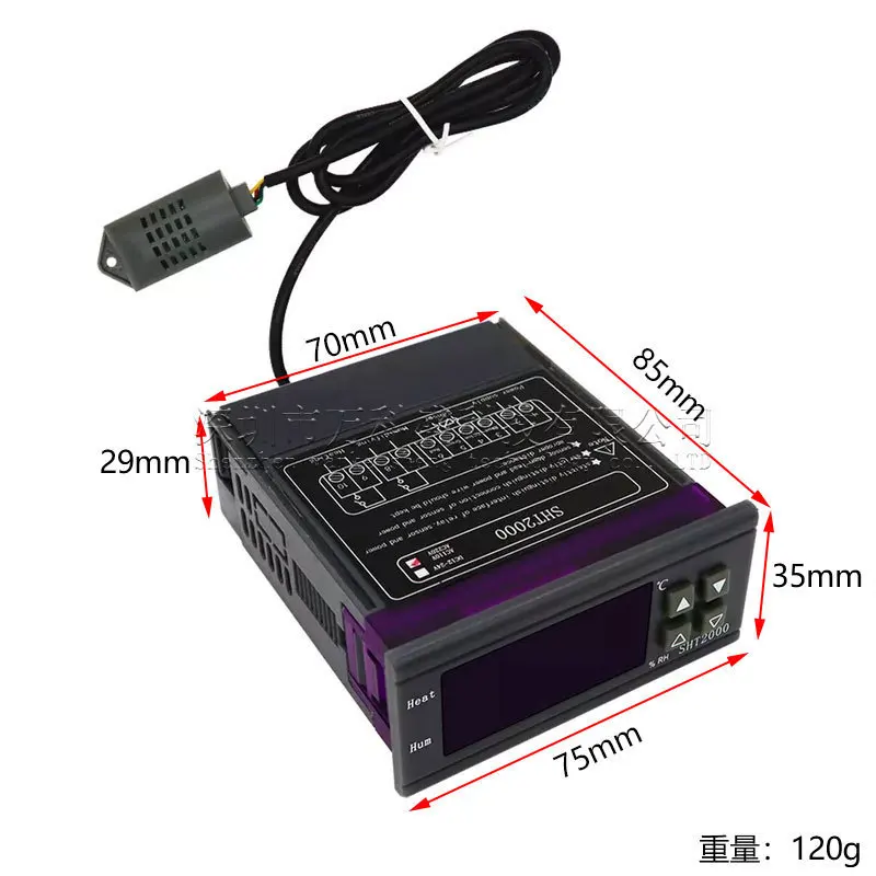 10pcs Sht2000 Temperature Controller Electronic Digital Display Microcomputer Temperature Controller 110-230v/ac Temperature