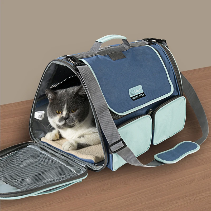 Hidden Outdoor Portable  Cat Bag Inclined Cross Dog Bag One Shoulder Breathable Pet Backpack Stylish