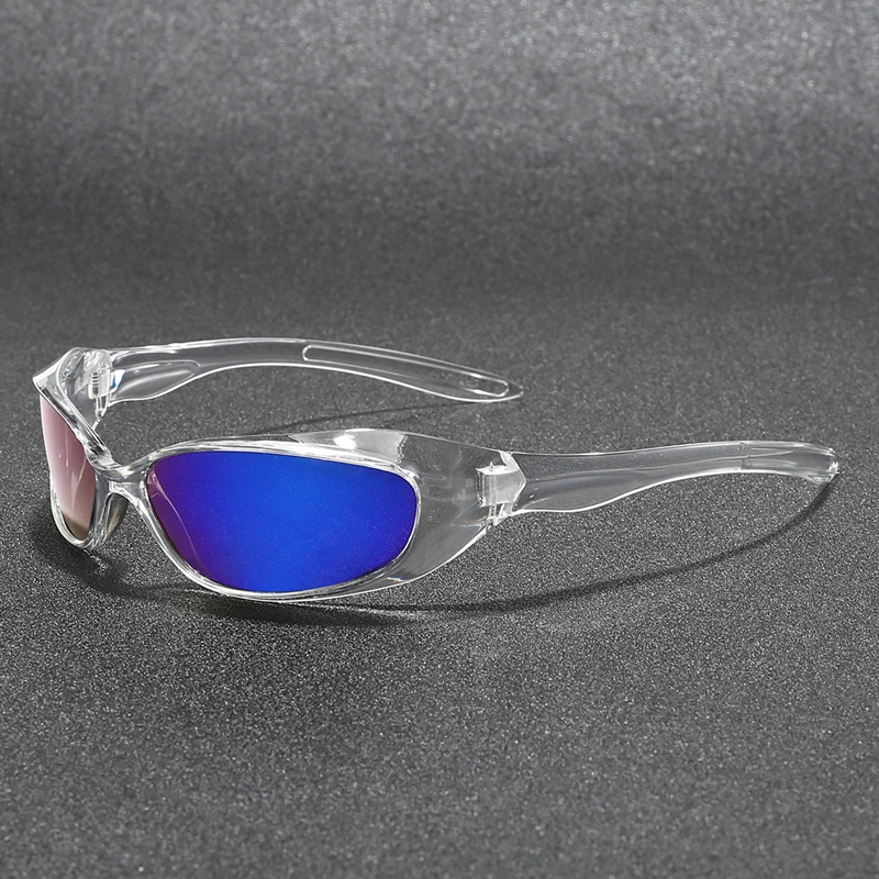 Neue Y2k-Sonnenbrillen für Männer und Frauen, Sport-Radbrillen, trendige Street-Fotografie-Sonnenbrillen, modische Herren-Sonnenbrillen. – Detail 15