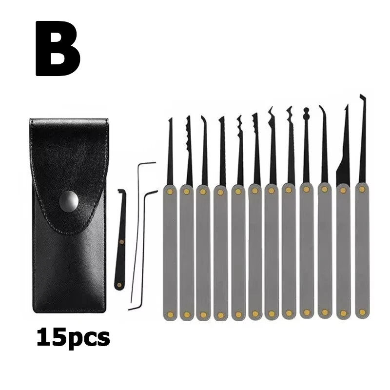 Handwerkzeuge Leder-Verpackung 10Stk/14Stk/15Stk/17Stk/24Stk – Detail 10