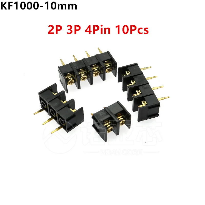 

10Pcs/Lot KF1000 2P 3P 4P PCB Screw Terminal Block Connector Pitch 10MM KF1000 2Pin/3Pin/4Pin Can Be Spliced