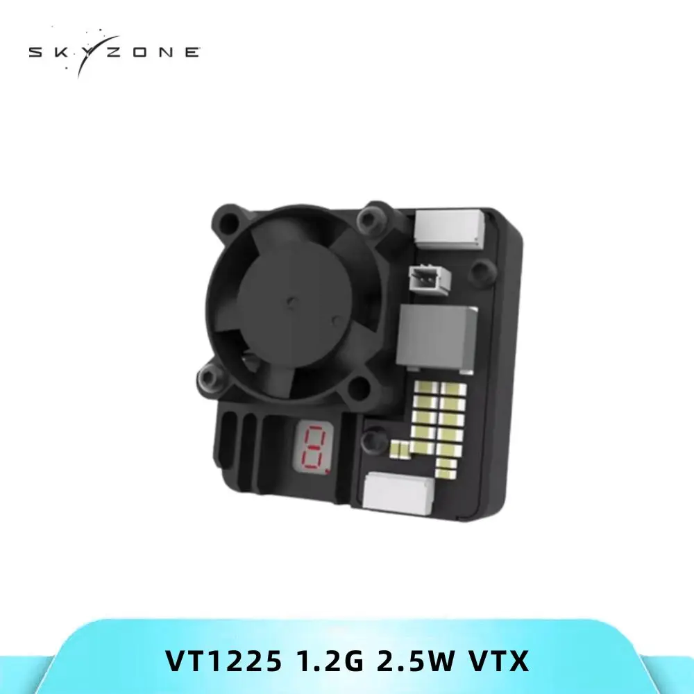 

SKYZONE VT1225 1.2G 2.5W CNC FPV Transmission Image Transmission Four-speed Adjustable IRC Analog Signal