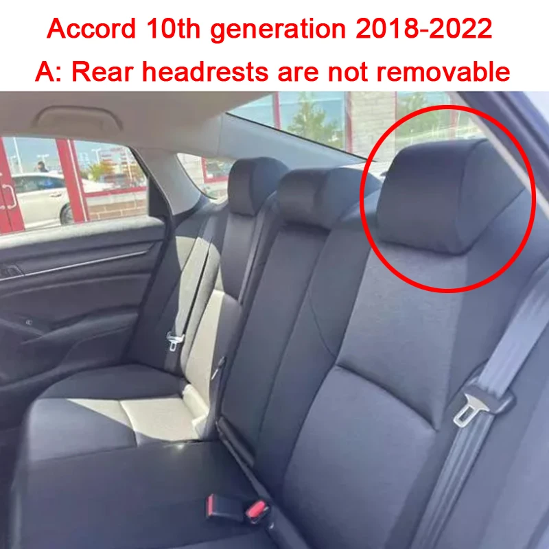 Original 1: 1 Custom Car Seat Covers For Honda Accord 2018 2019 2020 2021 2022 Car Seat Protective Covers Auto Accessories