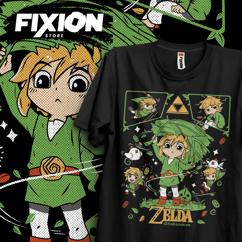 T-shirt For AnimeZldWind Waker #MB [B] Manga Tee