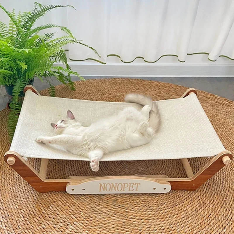 

Cat Bed Pet Hammock Cat Nest All-season Universal Small Dog Available Cat Hammock Fully Detachable and Washable Dog Bed