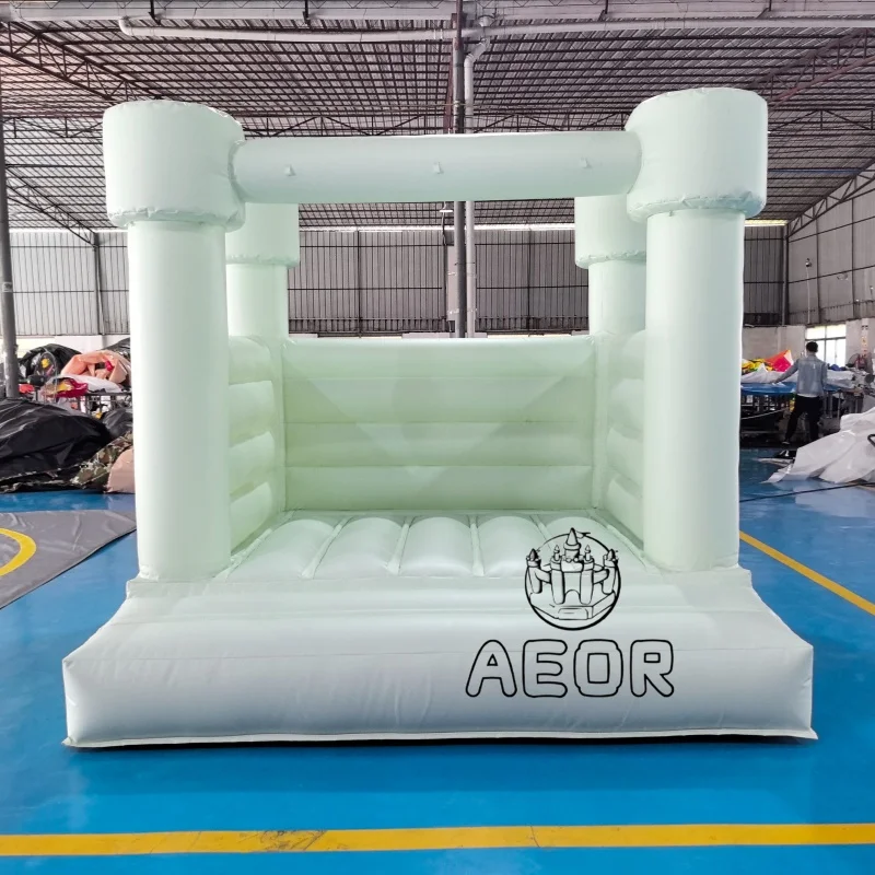 Grüner kabelloser All-in-One-Schweller für den Innen- und Außenbereich für Kinder