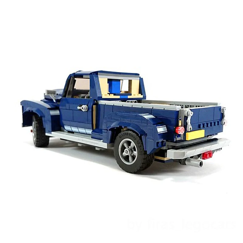 MOC 10265 Mustangs Modified Pickup Truck 10295 White Hypercar Technical Building Blocks Cars Bricks Assemble Model DIY Toy Gifts