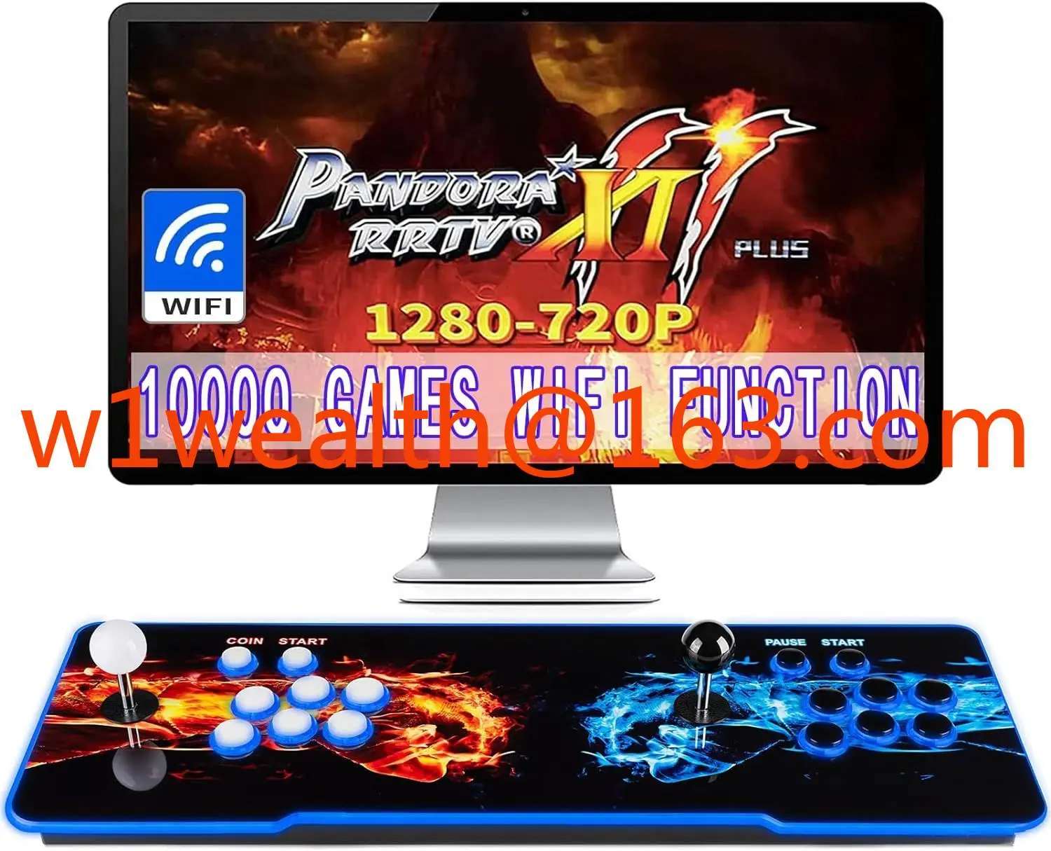 2024 Classic Tabletop Game Installed 10000 Joystick Video Arcade Pandora E-Sports Game Box