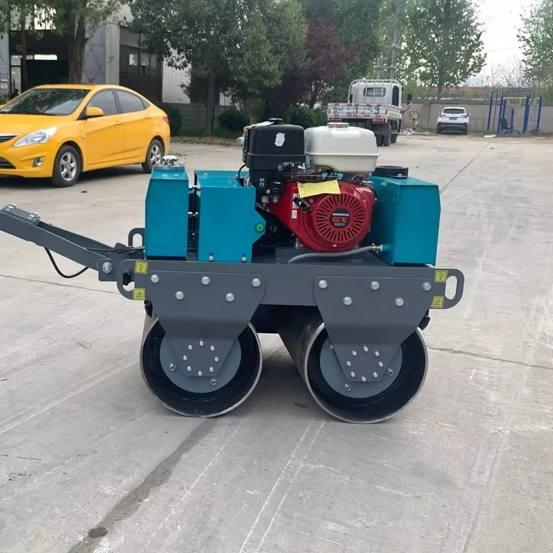 

0.5 Ton Small Walk-Behind Vibratory 3 Ton Mini 2 Ton Road Roller Double Drum Compactor Machine with Changchai Engine Now on Sale