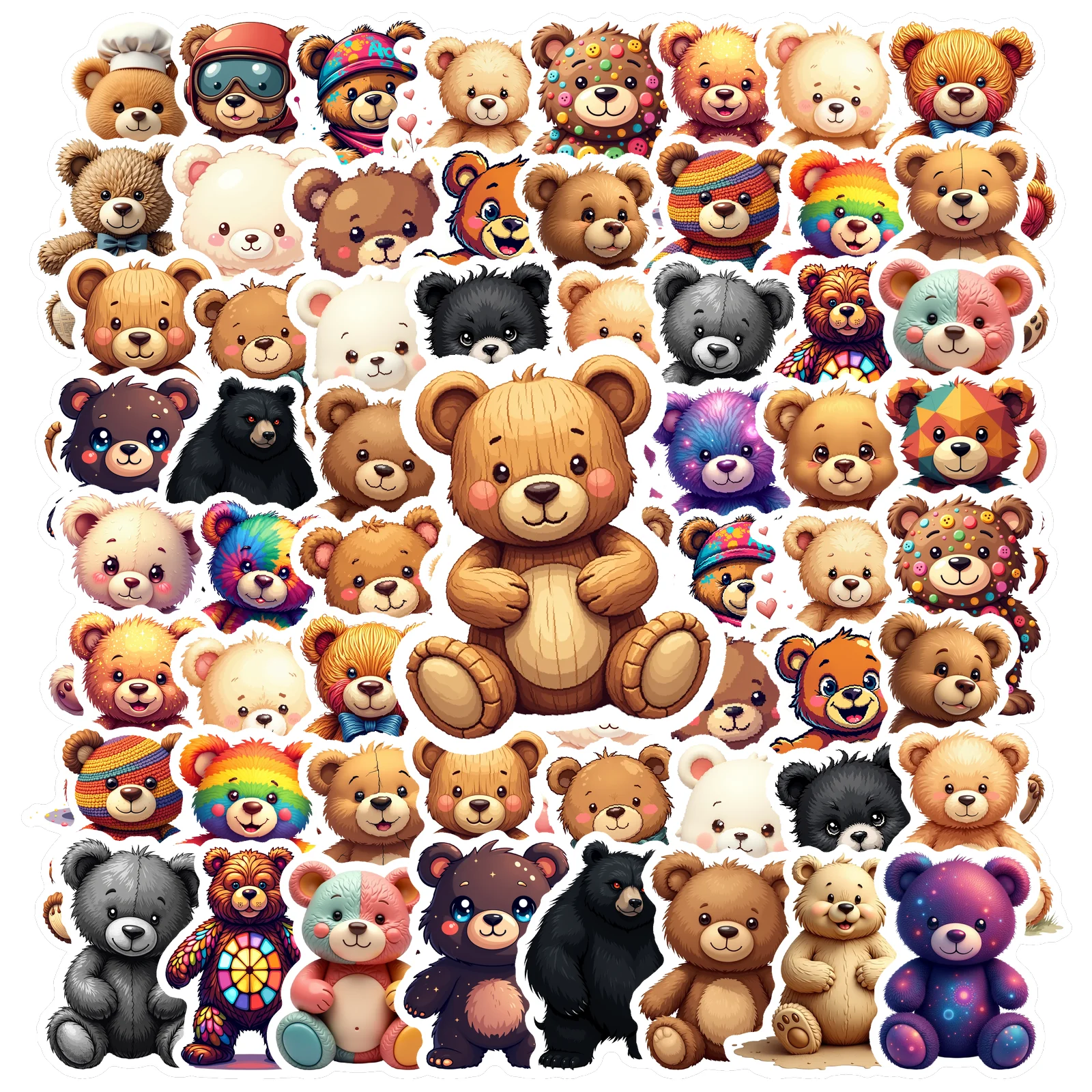 35pcs-150pcs Colorful Stickers Cute Stickers Stationery Stickers For Guitar DIY Skateboard Laptop Luggage