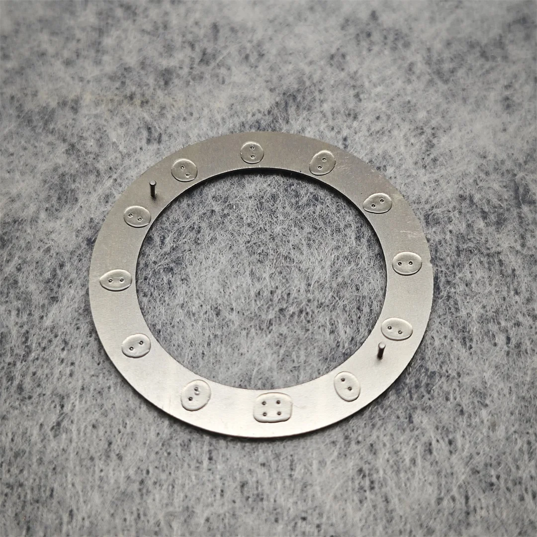 31mm Watch Dial Hollowed Out Surface Green Luminous Watch Faces Accessories Repair Parts NH70/NH35 / NH36 Movement