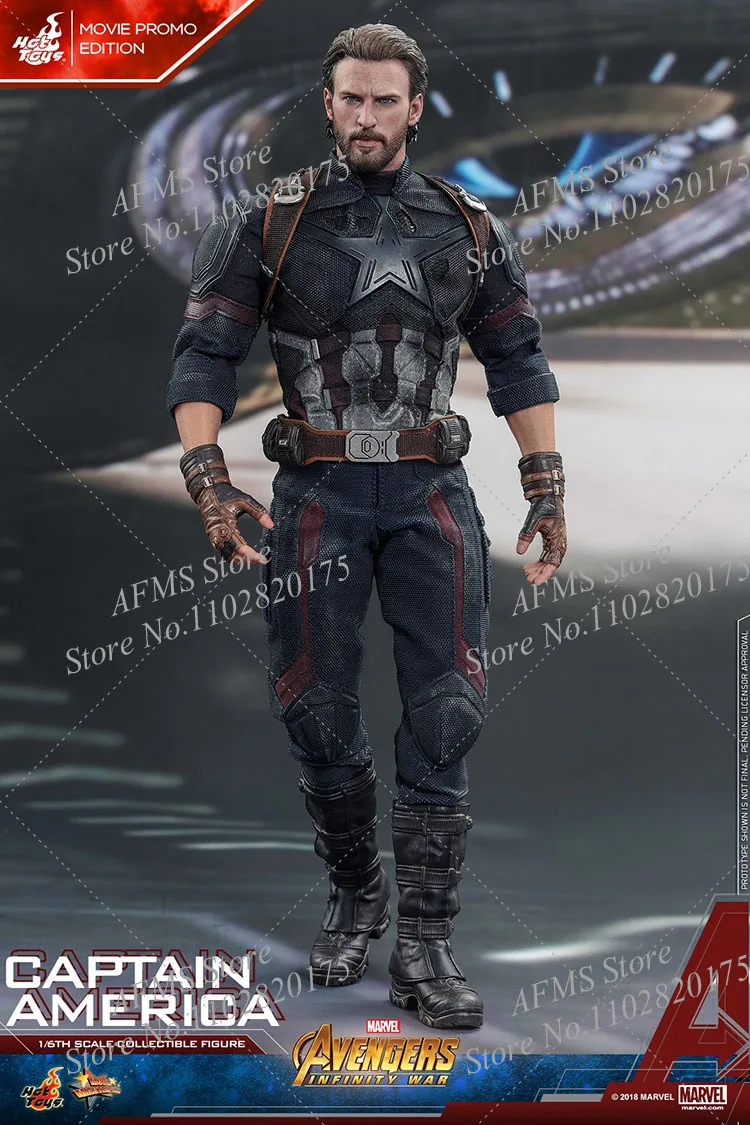 MMS481/0 1/6 Scale Collectible Figure Captain America Avengers Super Hero Dolls Full Set 12