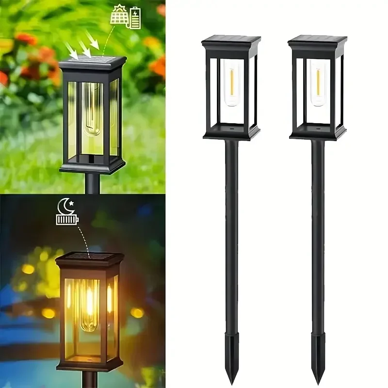 Bright Outdoor Solar Lights Waterproof Pathway Landscape Lamps Energy Efficient Lighting for Yard Garden Walkway Driveway Night