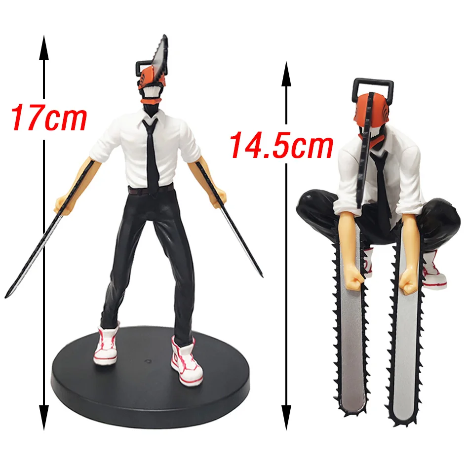 Ensemble de figurines de dessin animé Denji, tronçonneuse pour homme Denji, 14-17cm, décoration de voiture, poupée de Collection, ornement, modèle jouet en PVC, en Stock