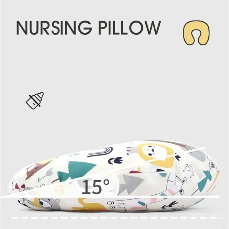 Infant Feeding Pillow Comfortable Feeding Support Pillow Newborns Nursing Pillow 69HE