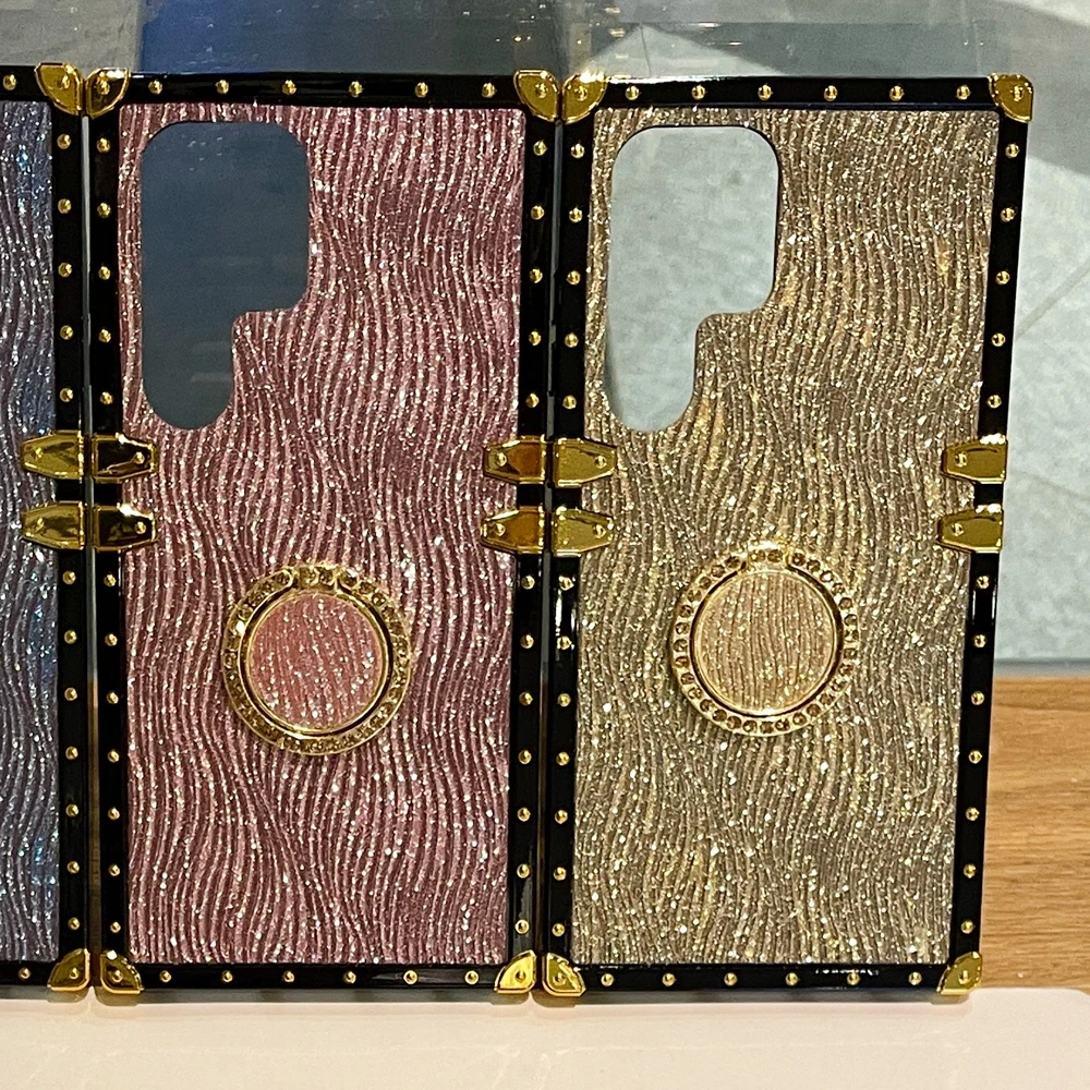 

Luxury Bling Diamond Phone Cover Glitter Wave Matte Case for Xiaomi Redmi Note 13 PRO 5G 13C 14C Note 14 PRO 12 12C 11 9 10C X6