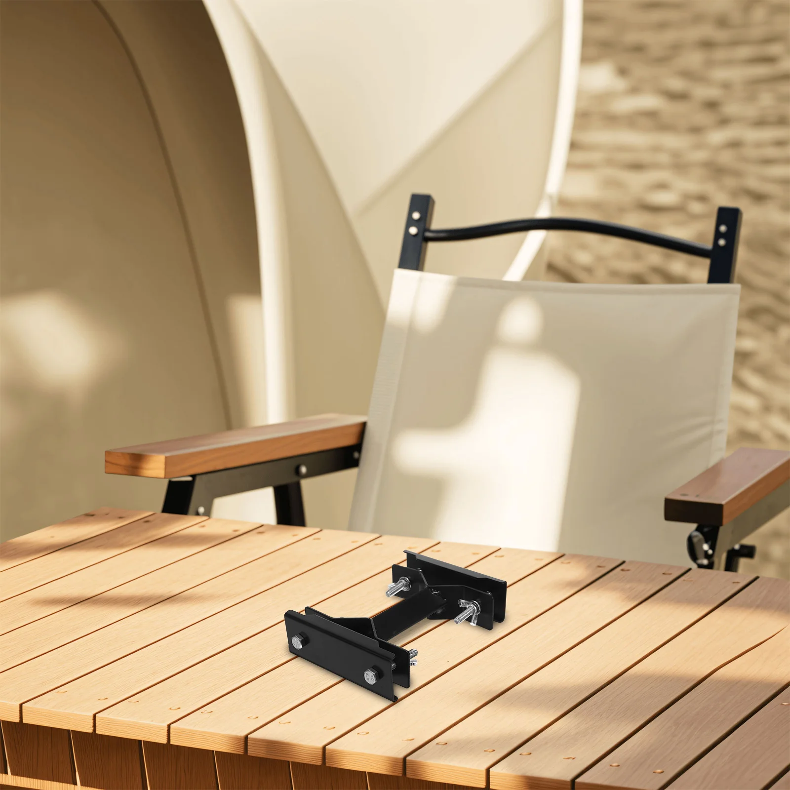 

3Pcs Outdoor Umbrella Clamp Stable Patio Mount Holder Adjustable Balcony Stand Fixing Bracket Clamps for Craft