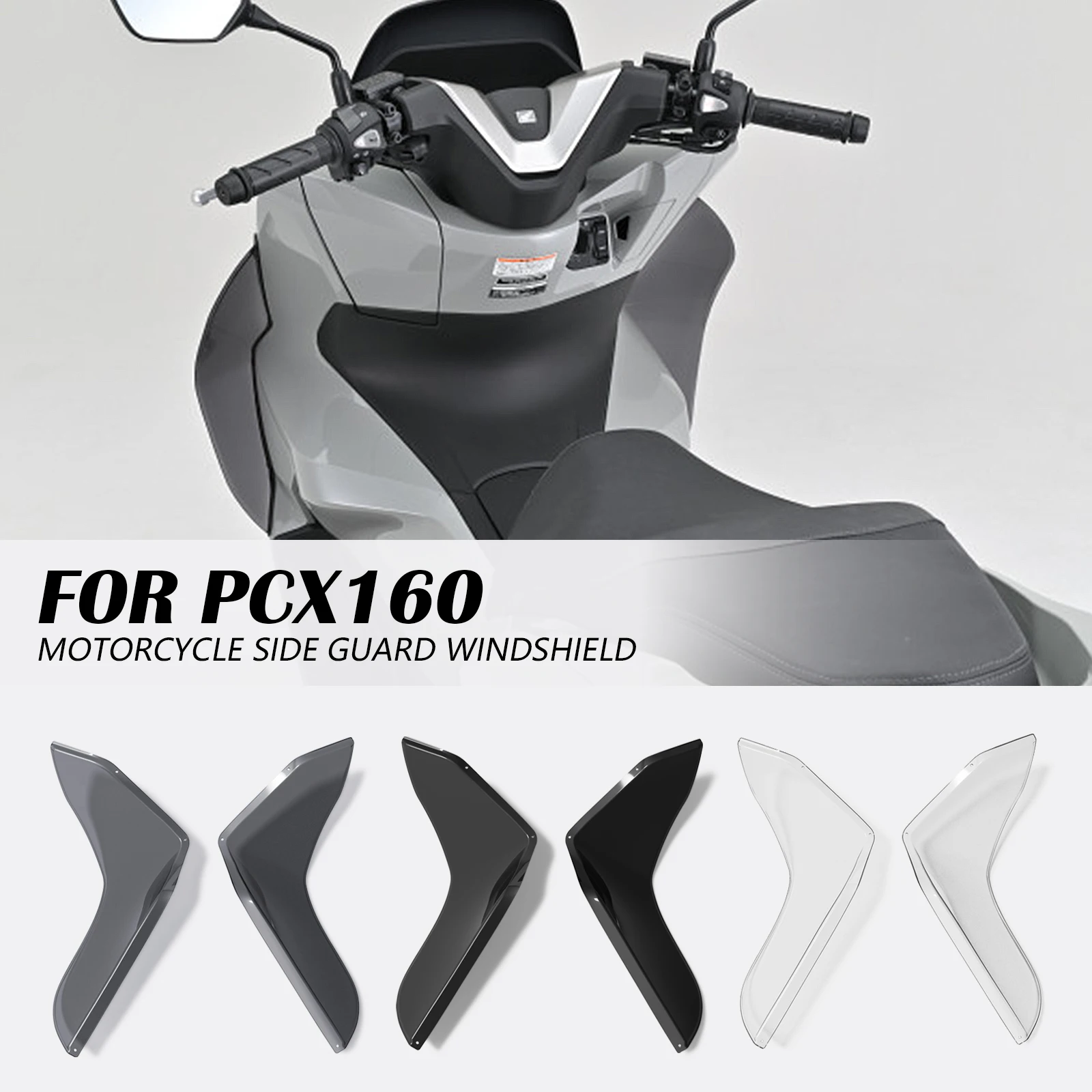 

For honda PCX 160 2025 Motorcycle Accessories Cover Leg Air Side Deflectors Spoiler Decoration Leg Fairing