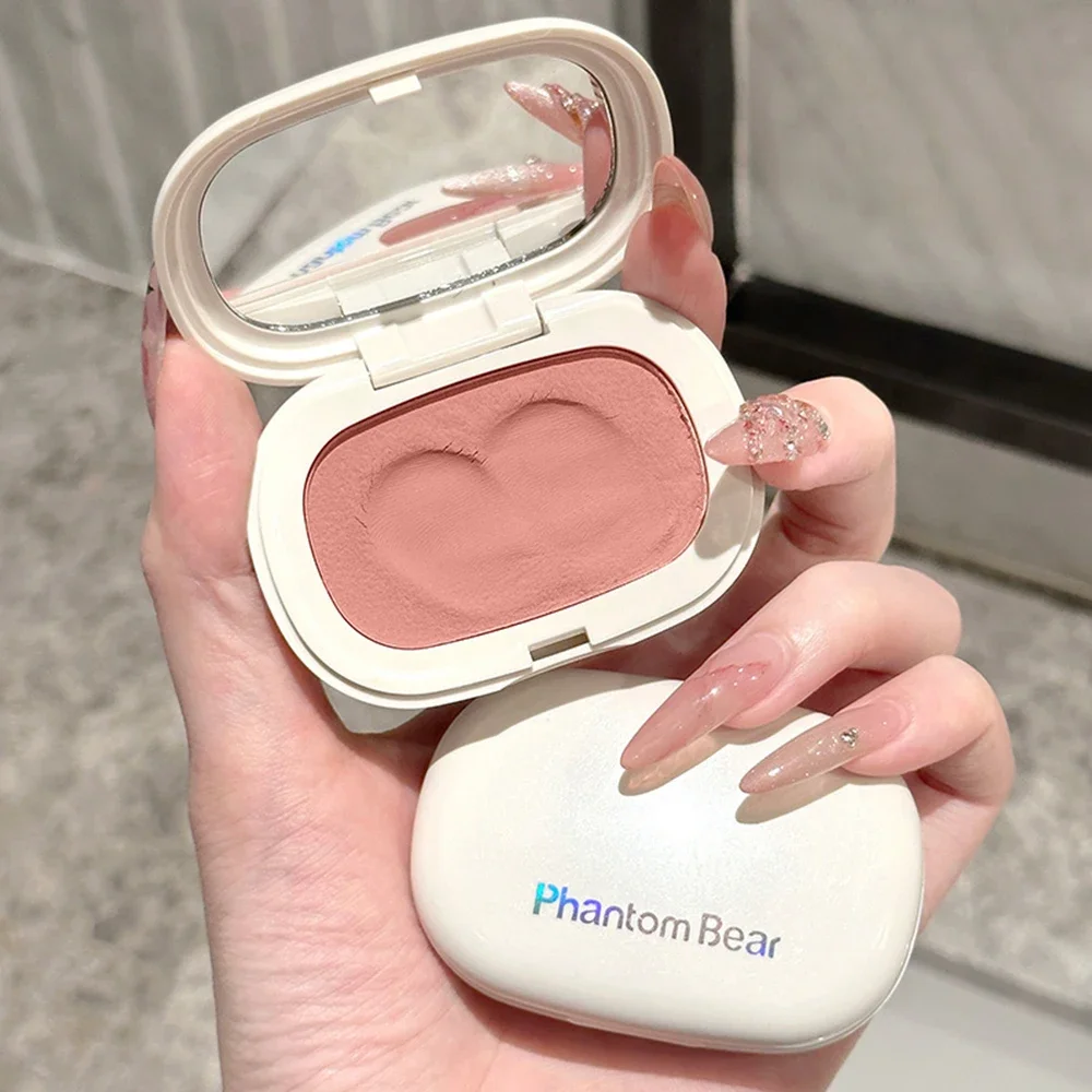 

Single Color Blush Silky Texture High Color Rendering No Powder Feeling Low Saturation Long-lasting Natural Matte Blush Cream