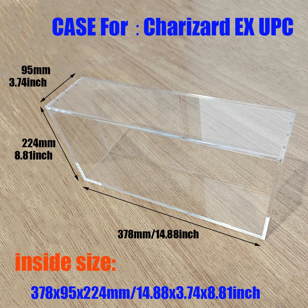 DISPLAY BOX Voor POKE Acryl Stofdicht Booster Show Case ETB Bescherming Poke Box Protector Transparant Plastic Acryl Case