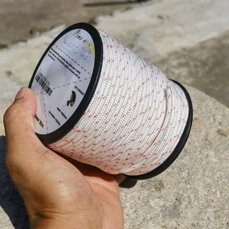 50 متر * 3 مللي متر/3.5 مللي متر/نايلون بولي كاتب حبل نكص محرك بدء سلسلة ل CG430 520 جزازة العشب العشب الانتهازي بالمنشار أجزاء المحرك #5